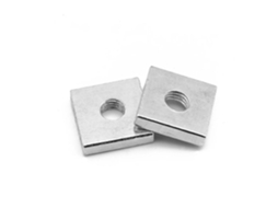 Lote De 20 40 Porcas Quadradas M3, M4, M5 E M6, Fabricadas Em Aço Carbono Galvanizado E Zincado 40 Peças, M5x10x10x3mm