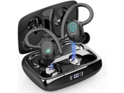Auriculares Bluetooth True Wireless ENZONS  Sem Fio  Sem Fio com Microfone Gancho de Orelha À Prova D'Água Ip7 Estéreo com Cancelamento de Ruído 48 H