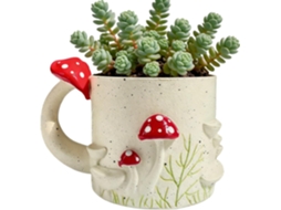 Vaso Genérico de Resina para Plantas Mini Vaso Boêmio para Plantas de Interior, Floreira Decorativa, Ornamento CHABERLU