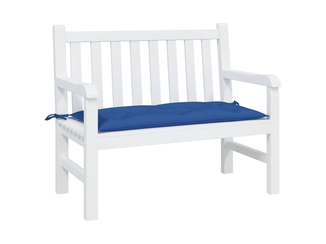 Vidaxl Almofadão P/ Banco De Jardim 100x50x7 Cm Tecido Oxford Azul