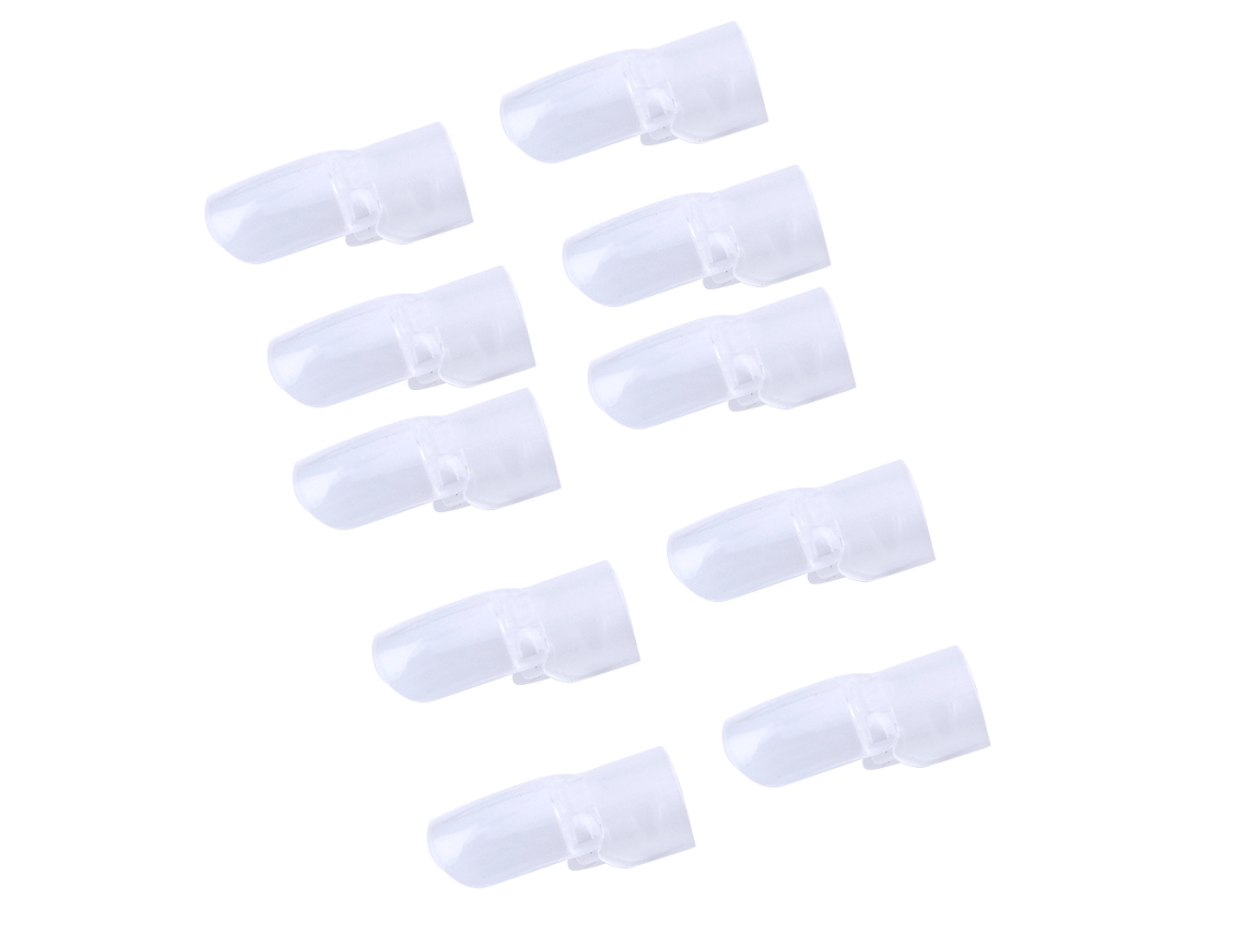 10 Peças De Clips Protector Transparentes Para Unhas Art Design Manicura Cobertura De Esmalte De Unhas