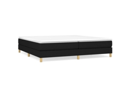Box Spring Bed Frame, Box Spring Bed Frames Vidaxl Preto Tecido (200 X 200 Cm)