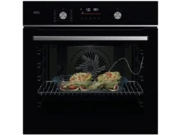 Forno Multifunções AEG OA5PB531AB SteamBake (Outlet Grade B - 71 L - AquaClean e Pirólitico - Preto) 