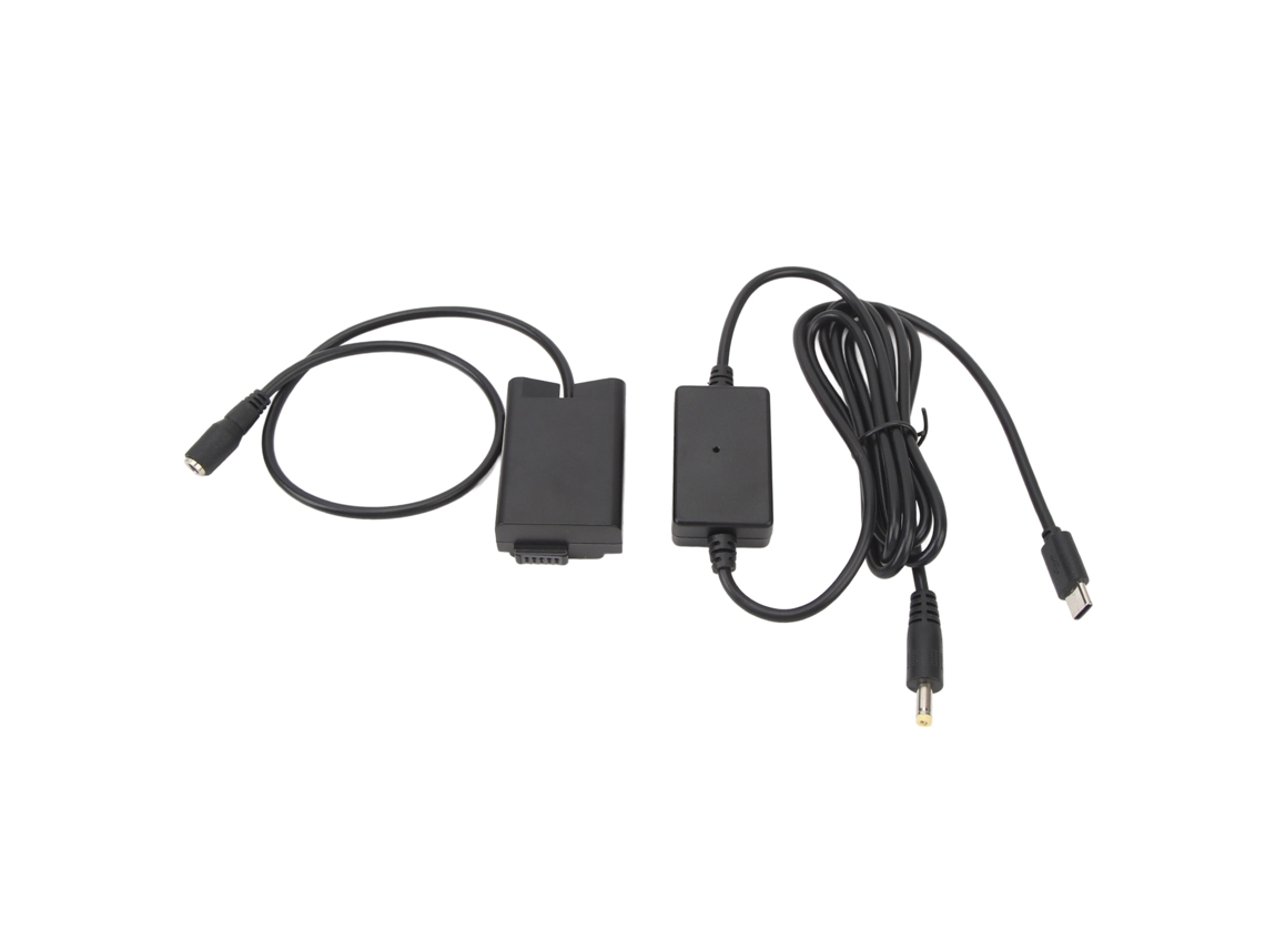 Batería Falsa Para Cámara Usb C, Pack De Energía Externa Decodificado Para Nikon Z50 Zfc Z30