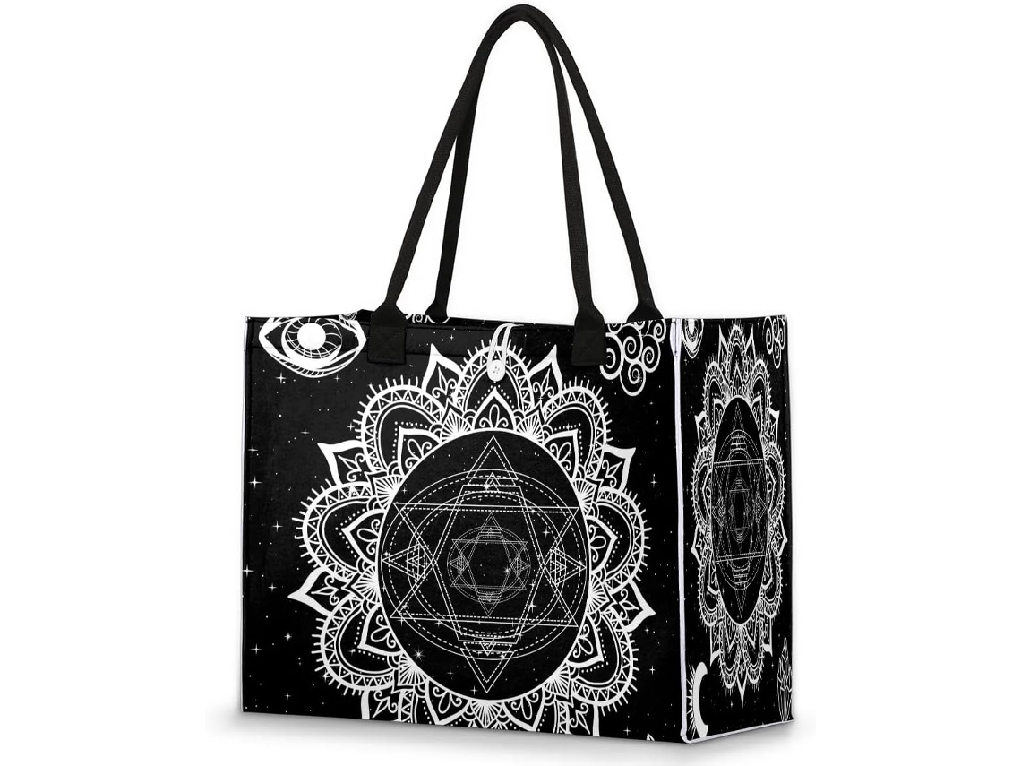 Bolsa de Ombro Tropicallife com Estampa Étnica de Mandala (42x17x33 cm)