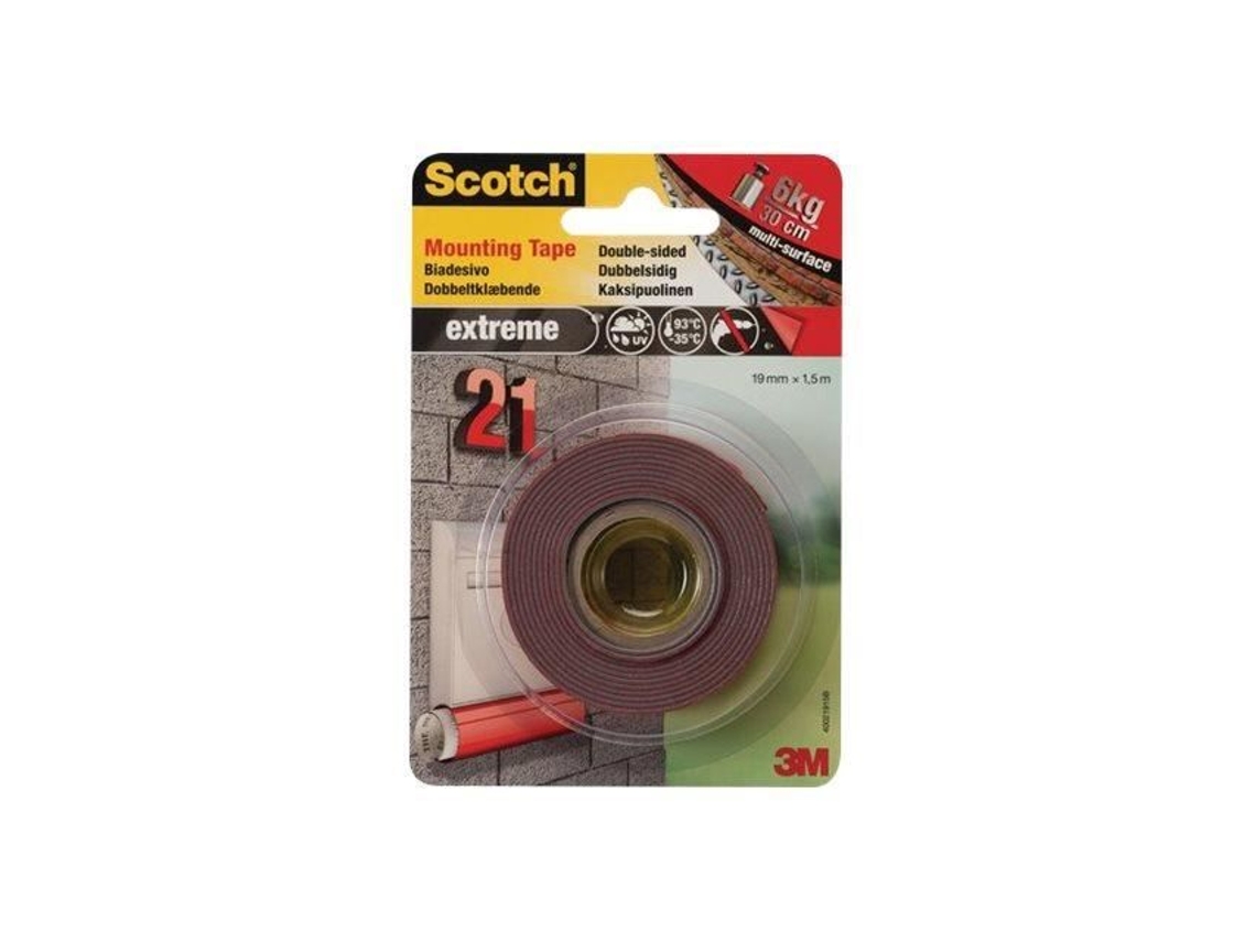 Scotch Extreme Mounting 21 Fita Dupla Face 19Mm X 1 5M 3M