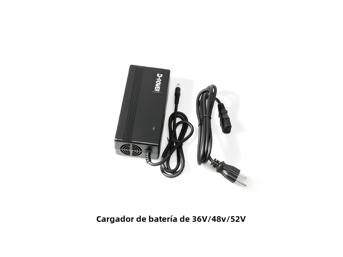 Carregador De Bateria Para E Bike 36v/48v/52v 2a/3a Com Soquete Dc2.1 Para Bateria De Lítiovayotoy