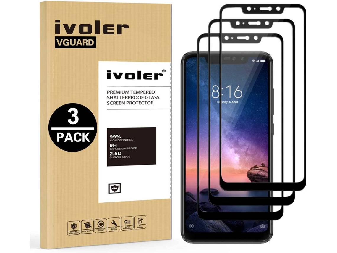 Pelicula de Vidro HONGWE. Redmi Note 6 Pro