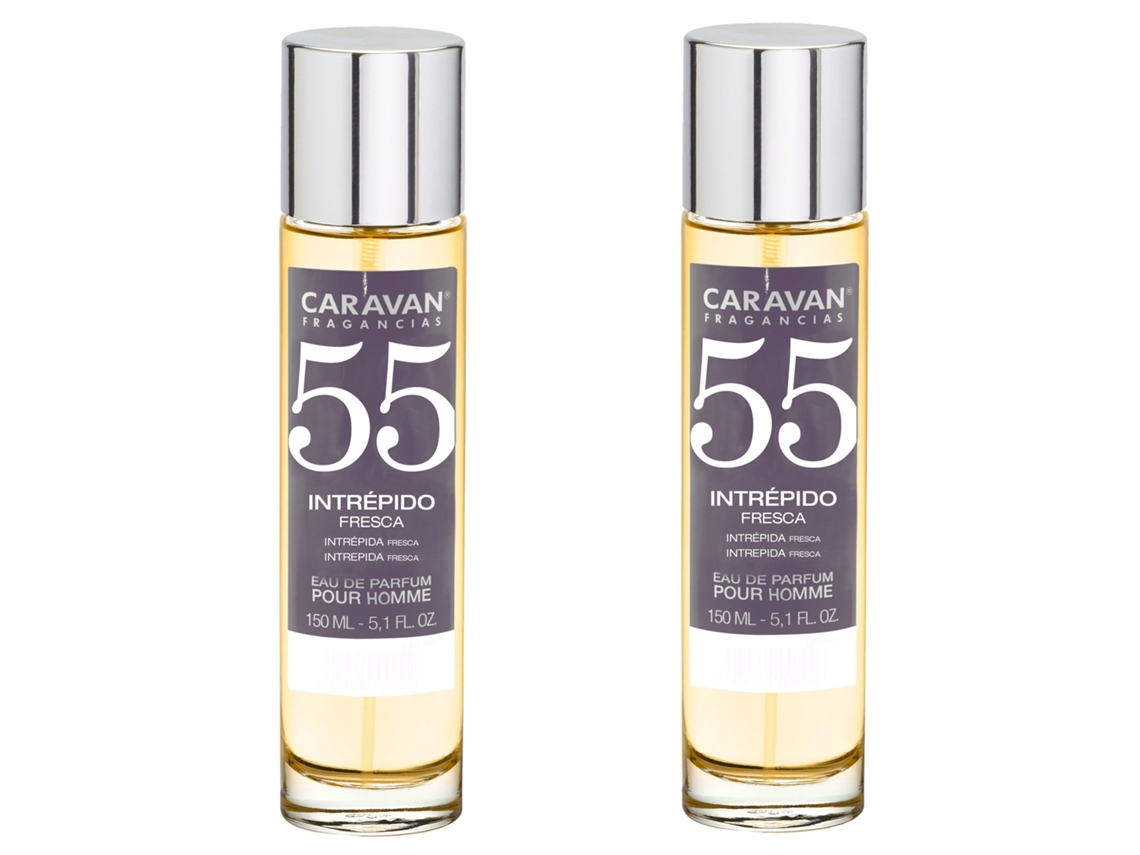 Conjunto de 2 Perfumes CARAVAN para Homem Nº55 150Ml