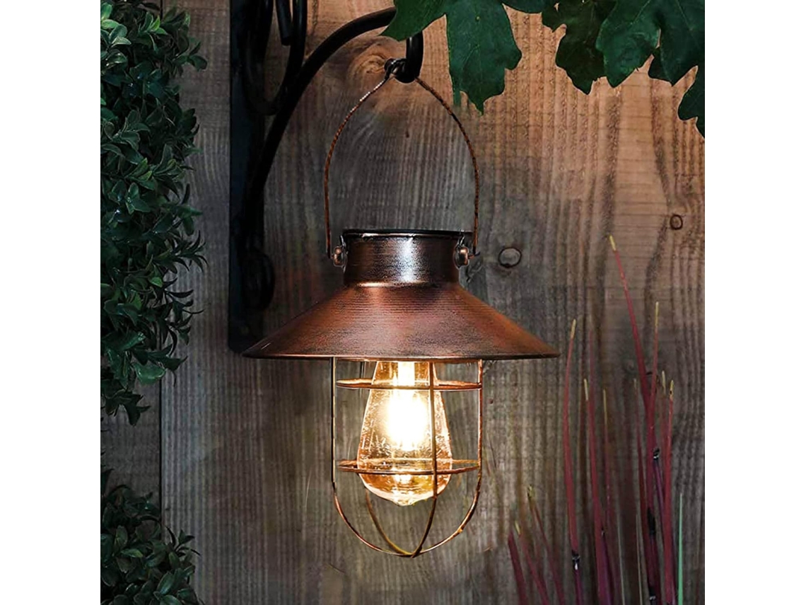 Nova Lanterna Solar Suspensa De Metal Vintage Com Lâmpadas Led Quentes Compatível Com Jardim, Pátio, Árvore, Iluminação Solar Comp Aquaforge
