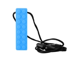 Primerox colar Mordedor de Silicone para Crianças com Autismo Tdah Sensorial Azul
