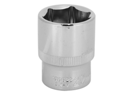 Ferramenta de Reparo Socquete Hexagonal Aço Cr V 22mm Alta Dureza