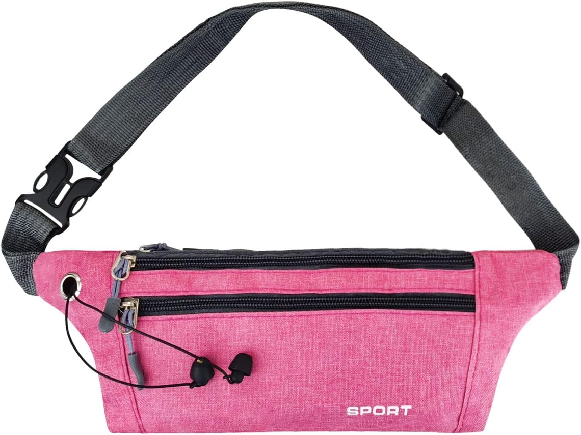 Bolsa de Cintura AQUAFORGE impermeável, ajustável, entrada para fone, leve