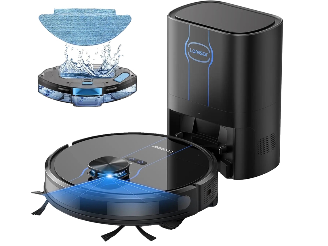 Aspirador Robot, Navegação Lidar, Sucção Poderosa De Até 3500 Pa, L6 Nex-preto, Ue