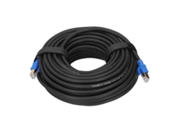 Aetheria cabo Ethernet Cat8 40gbps 2000mhz 20m com Conector Rj45 Dourado para Redes e Dispositivos