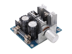Módulo Regulador De Velocidade De Motor Com Controle Pwm, Chave E Fusível 10a Para Dc 12‑40v