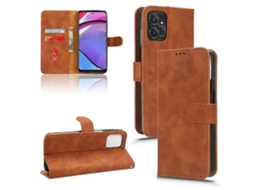 Capa De Celular Motorola Moto G Power 2023 / G Play 2023 Com Fecho Magnético Em Couro Sintético.
