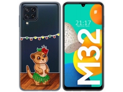 Capa Samsung Galaxy M32 TUMUNDOSMARTPHONE Desenhos Transparente Multicor