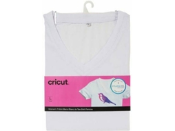T-shirt para Mulher CRICUT Infusible Ink Branco M3 (Tam: XL)