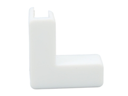 Primerox 20 Protetores de Canto L Silicone Seguro Bebê Móveis Mesa Branco 4,5x4,5x2,5cm