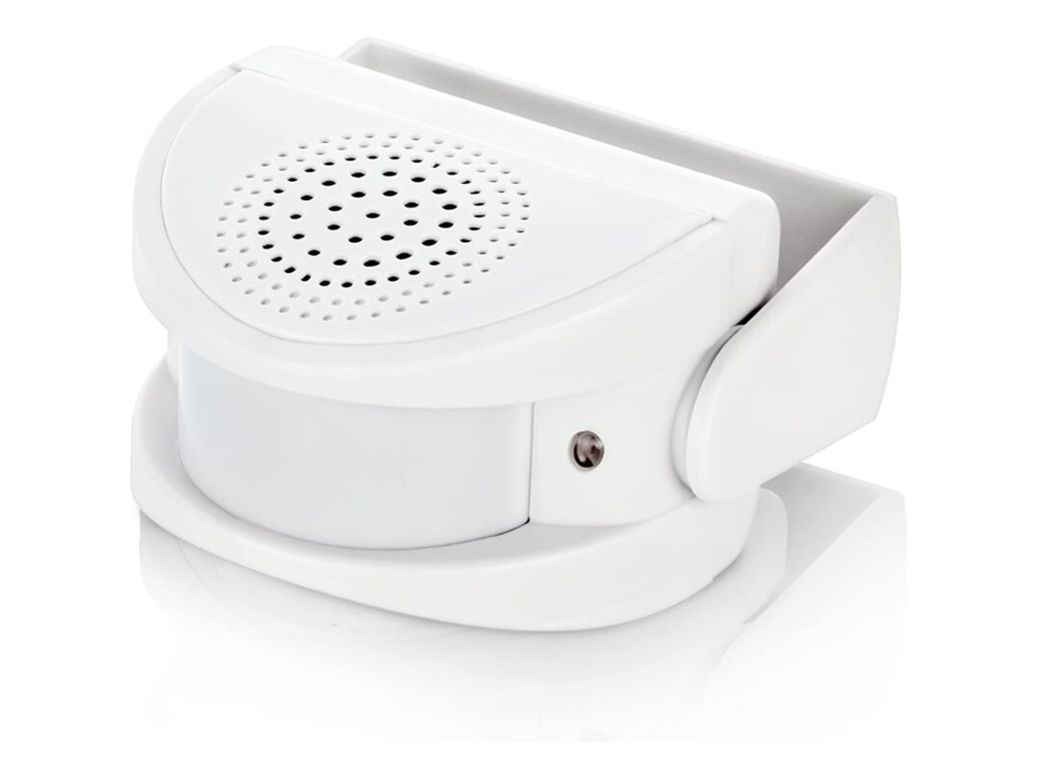 Campainha sem fio M5, detector de movimento com alarme sonoro, adequada para portas, portões, residências, lojas e escritórios. Alarme de segurança Slowmoose.
