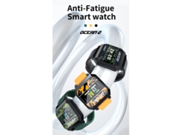 Relógio Inteligente Esportivo Lokmat Ocean 2 monitoramento de saúde resistente à água tela Tft Bluetooth EOOCOO