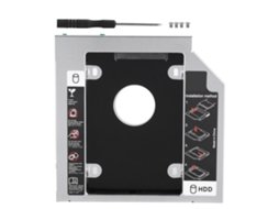 Sata3.0 Hdd Caddy 12,7mm Enclosure Universal De Segunda Unidade De Disco Rígido De Alumínio Para Laptop
