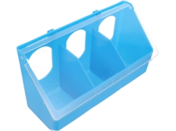 Comedouro para Pássaros Inoomp, Tipo Codorna, Feito de Plástico, Recipiente para Armazenar Ração para Pássaros e CHABERLU