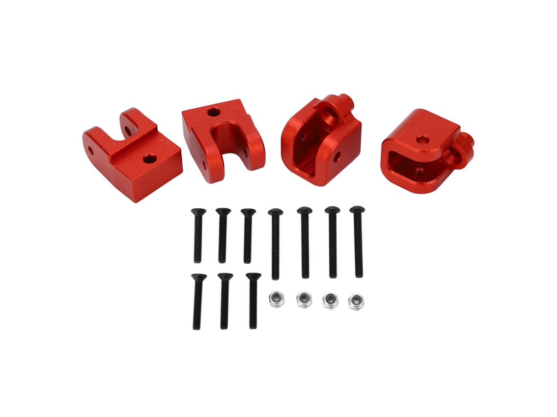 SUPORTE BUSINESS de biela RC anti roxo, compacto, para Losi Baja Rey 1/10 vermelho S/MARCA