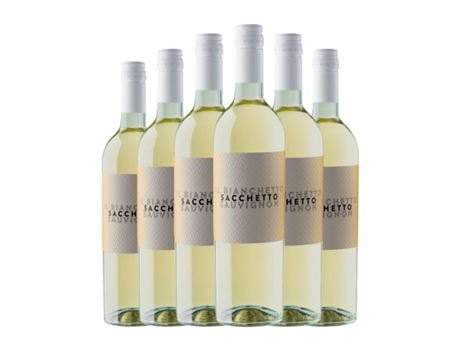 Vinho branco SACCHETTO Bianchetto Sauvignon Branca Delle Venezie (0.75 L - 6 Unidades)