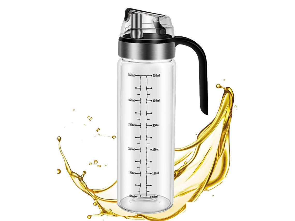Dispensador de Azeite em Vidro Sem Gotejamento Ideal para Cozinha NEVEANCE