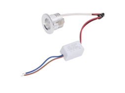 2026 foco Embutido Mini Cob Led para Teto 3w Corpo Prata Ac85 265v Luz Natural 4000k