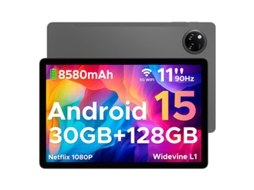 Tab A9 Pro Android 15, Ecrã Hd De 11 Polegadas, 30 Gb De Ram128 Gb De Rom/2 Tb, Tablet 8580 Mah 5g Wifi Android Widevine L1 Otg Doogee