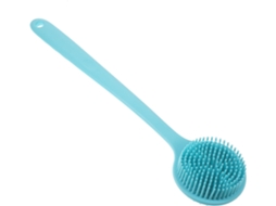 Escova De Banho Silicone Mobestech Com Cabo Longo, Corpo, Banheira, Costas E Para Pendurar, Fácil De Alcançar, Pernas