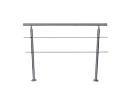 Laxiscreed Corrimão De Escada Em Aço Inoxidável 80x102,5cm Para Proteção E Design Moderno