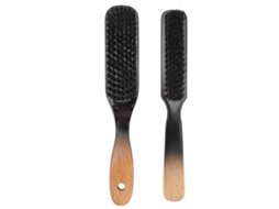 2 Peças Conjunto De Escova E Pente Para Barba Masculina Alivio De Coceira