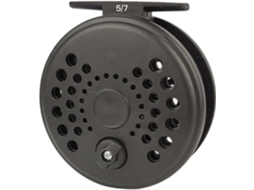 Carretel de Pesca com Mosca, sistema fricção, superleve, resistente, ideal | S/MARCA