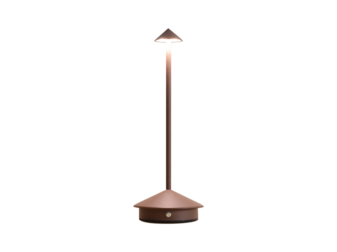 Rebe-lâmpada De Mesa Portátil Led Cogumelo Com Interruptor Táctil, Dimmer Infinito, 3 Cores E Bateria Recarregável 1800mah