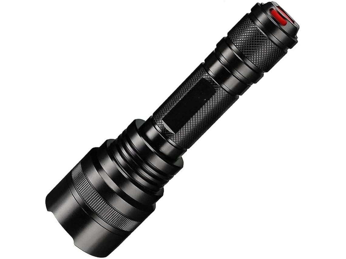 Iluminação Externa Mergulho Impermeável Lanterna De Longo Alcance L Portátil Multifunção Preto Bisbus*