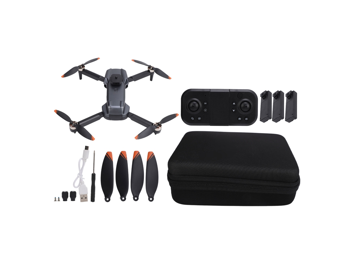 Mali drone Plegable com Câmeras Duas 8k Led Luzes Evitação de Obstáculos Motor Sem Escova Bateria Tripla