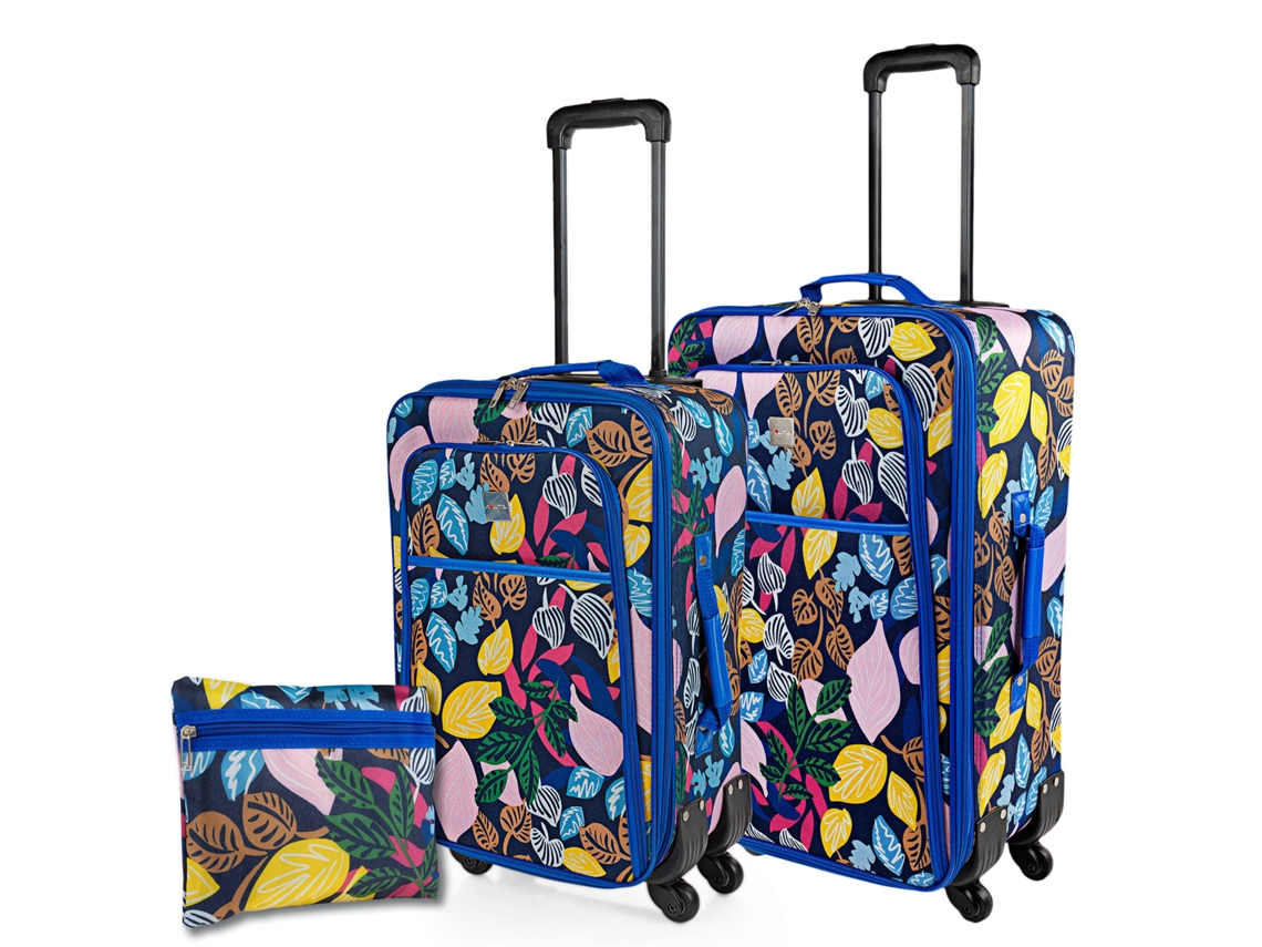 Conjunto de Malas Semi rígidas Eva ITACA Solite Azul (39,5x67x23 Cm 54l)