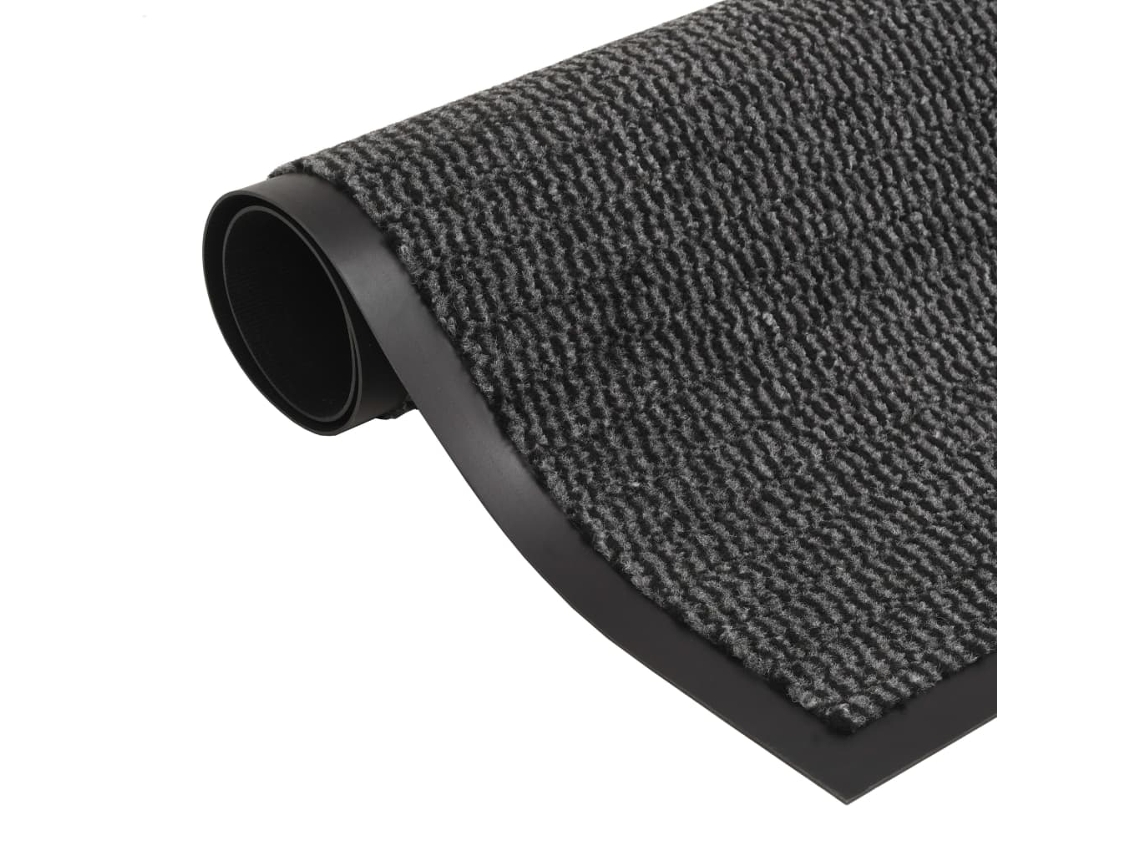 Vidaxl Tapete Controlo De Pó Retangular Tufado 80x120 Cm Antracite
