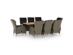 Outdoor Dining Set, Outdoor Dining Sets Vidaxl Marrom Rattan / Vime (n/a)