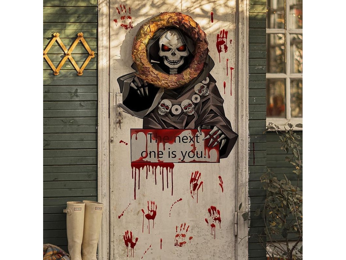 Linjou Adesivos De Parede De Halloween, Adesivos Removíveis Para Janelas E Paredes Para Decoração De Festa
