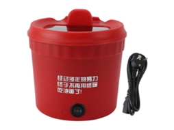 Panelinha Elétrica Multifuncional 1.2l 450w Antiaderente Portátil para Ramen Sopa Ovos Eu Plug 220v