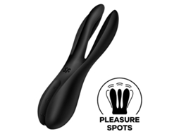 Sextoy - Satisfyer - Threesome 2 - Noir - Silicone Médico - 3 Motores Potentes