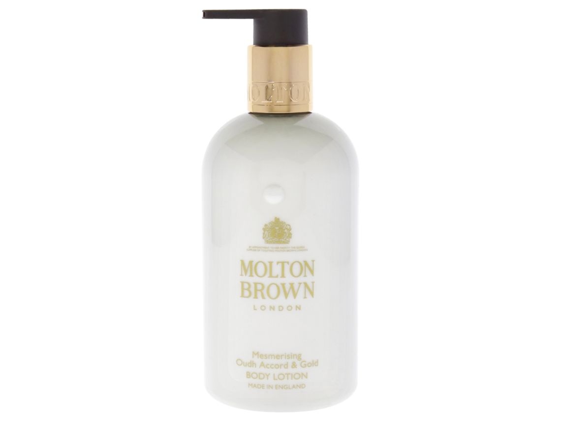 Hipnotizante Oudh Accord e Loção Corporal Gold da MOLTON BROWN para Unissex - Loção Corporal 10 onças
