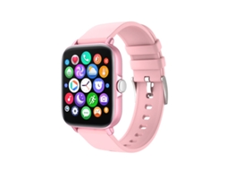 Relógio Inteligente Feminino Com Função Telefone, 1.7 Polegadas, Ecrã Tátil, Medidor De Frequência Cardíaca, Monitor De Sono, Rosa