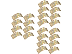 Conjunto De 24 Cantoneiras Para Móveis, Conectores De Canto Reforçados Para Suportes Angulares.