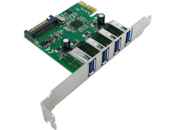 Adaptador de interface VALUE PCI-Express Adapter, 4x USB 3.0, 5 Gbit/s